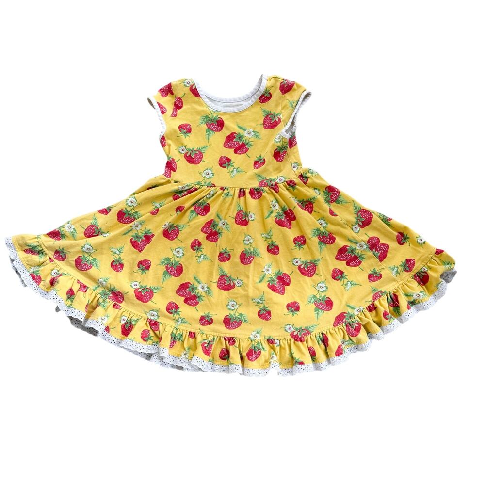 Eleanor Rose Girls Strawberry Dress 5/6